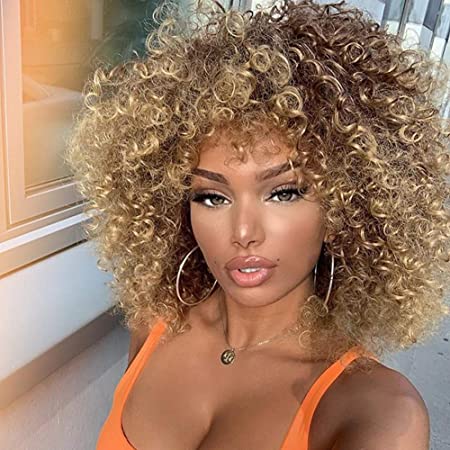 Blonde Lockenperücke für Sexpuppen