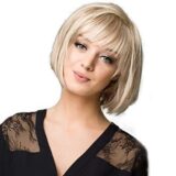 Kurze blonde Perücke