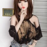 Hübsches Gesicht Japanische TPE-Liebespuppe 158 cm